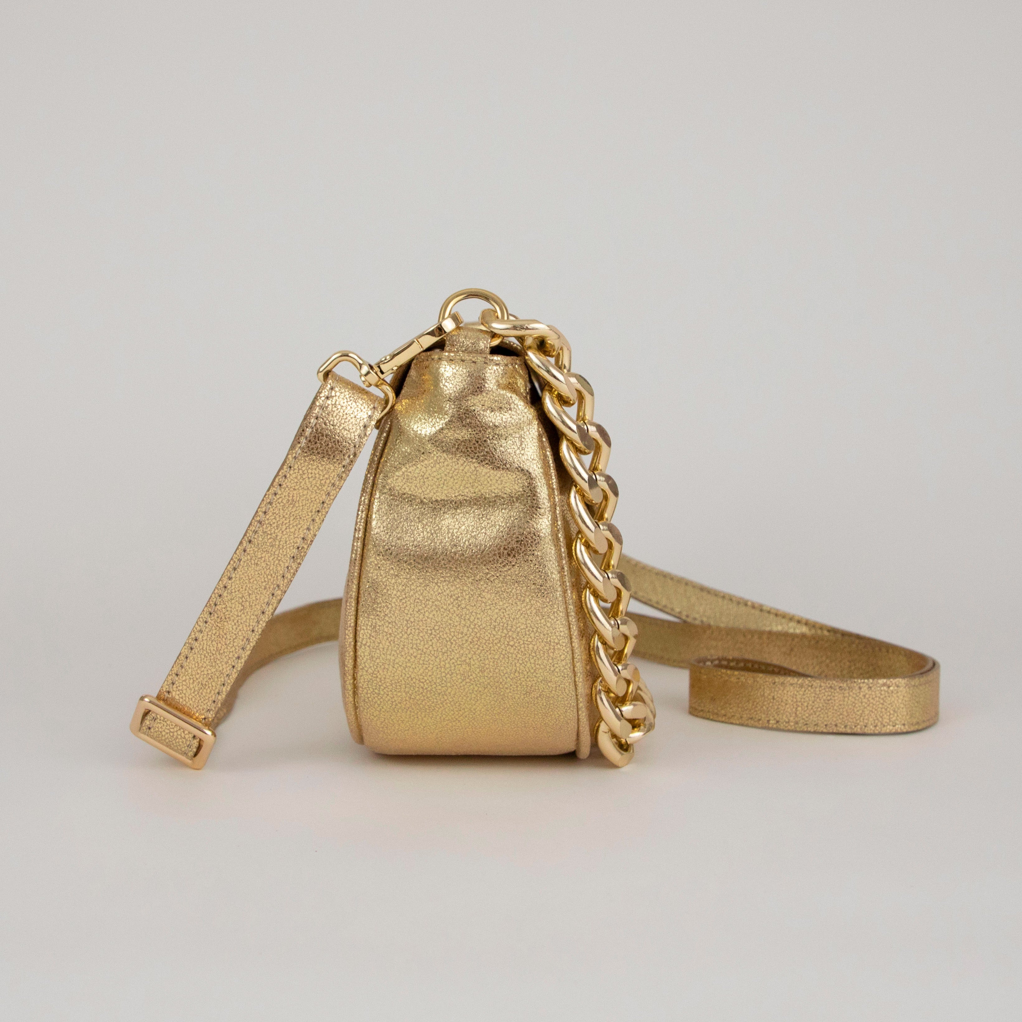 Romeo Bag - Vegan Gold Bags by Esska