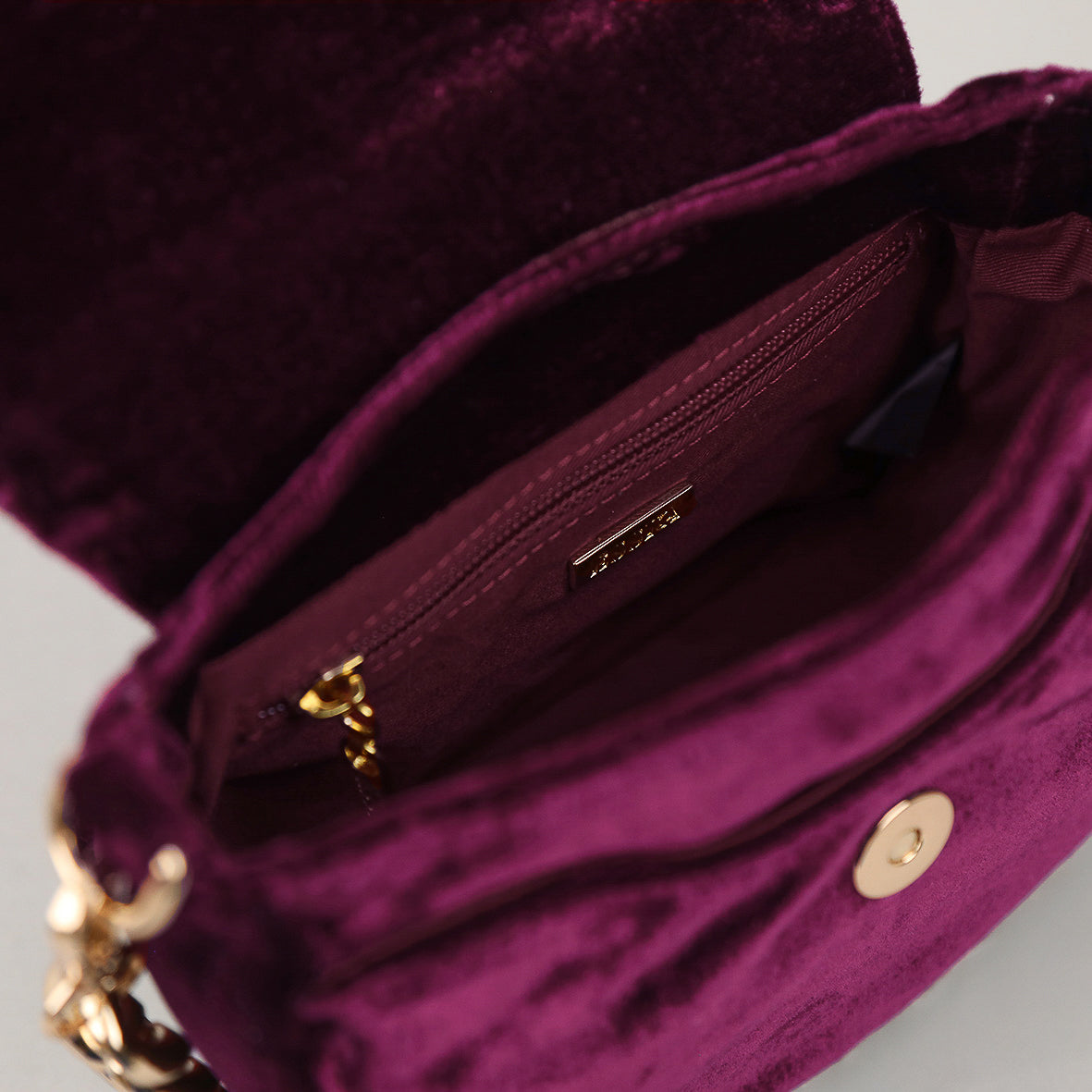 Romeo Bag - Velvet Aubergine Bags by Esska