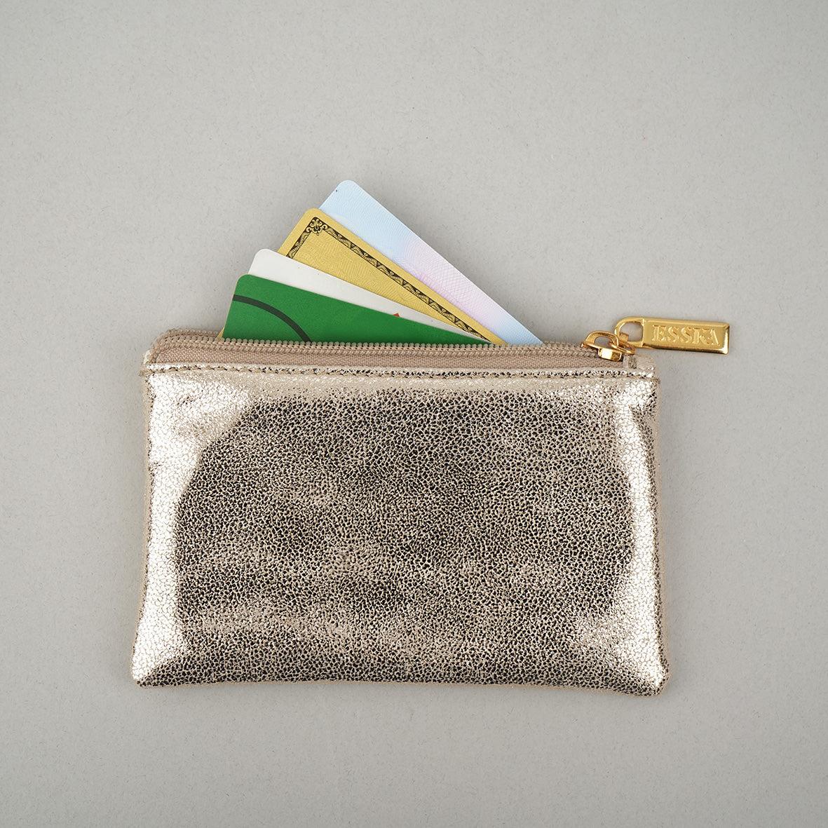 Ruth Small Pouch - Vegan Platinum Accessories by Esska