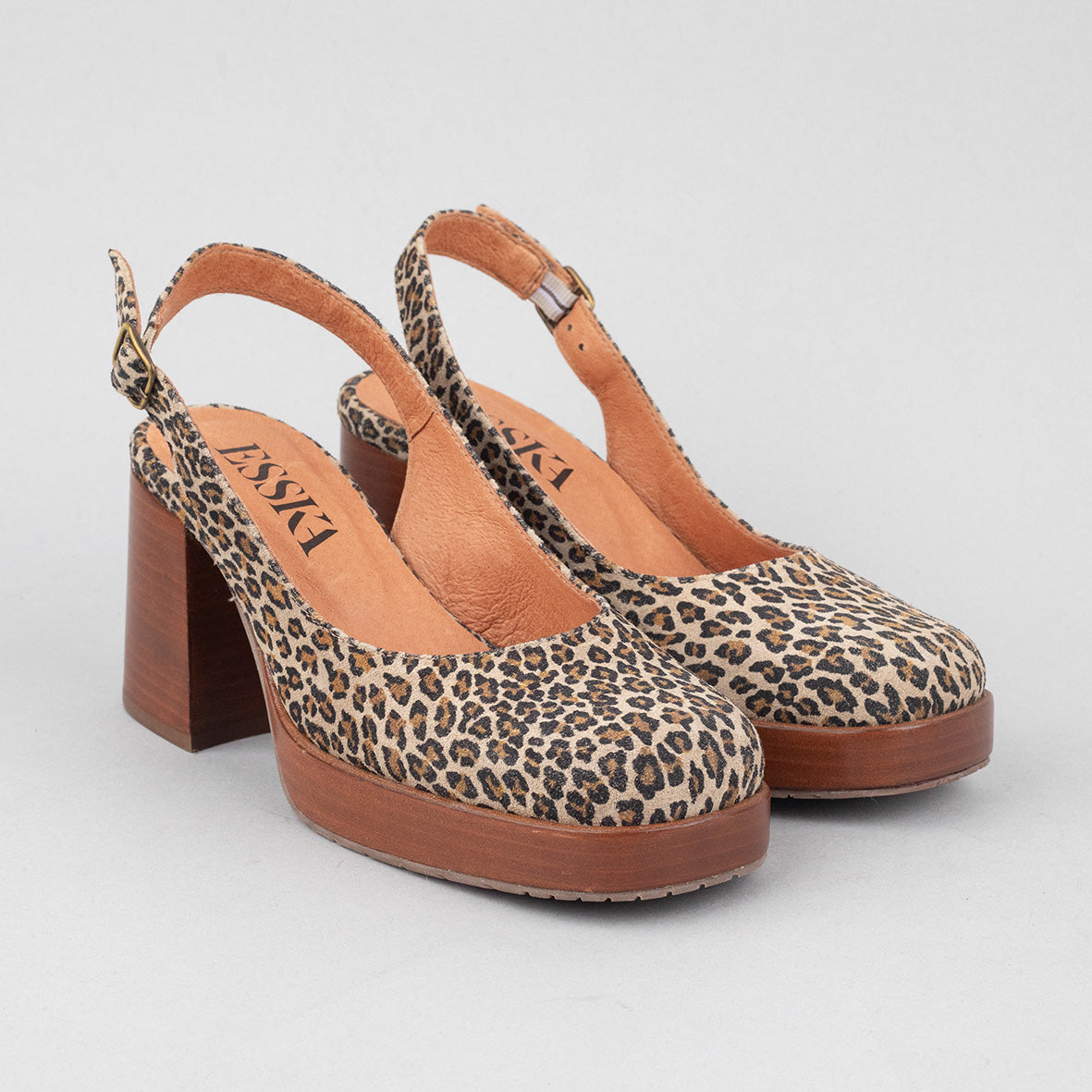 Sabrina Leopard Mid Shoe by Esska