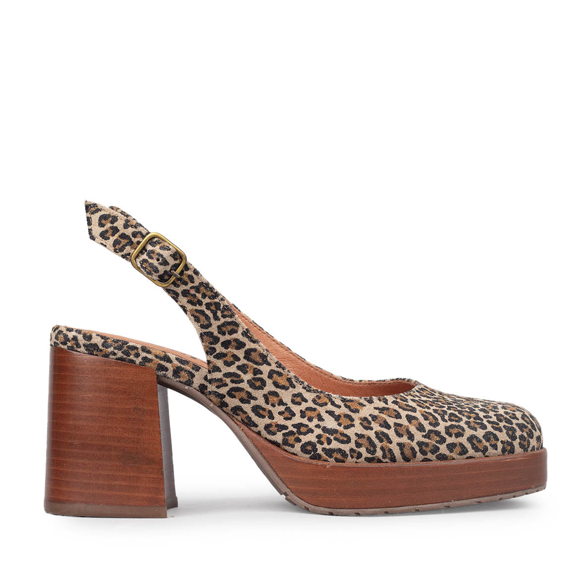 Sabrina Leopard Mid Shoe by Esska