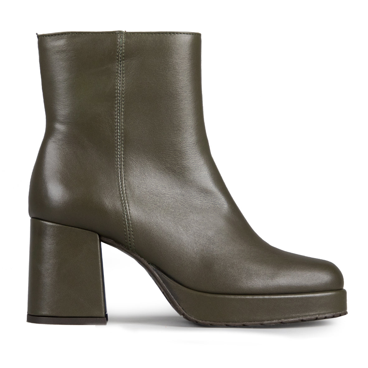 Sassy Khaki Mid Boot by Esska