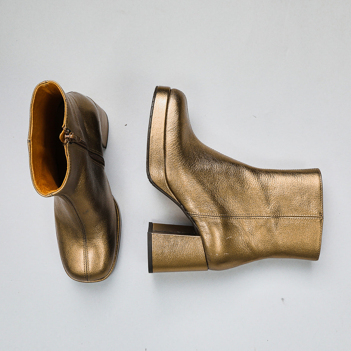 Sassy Metallic Mercury Mid Boot by Esska