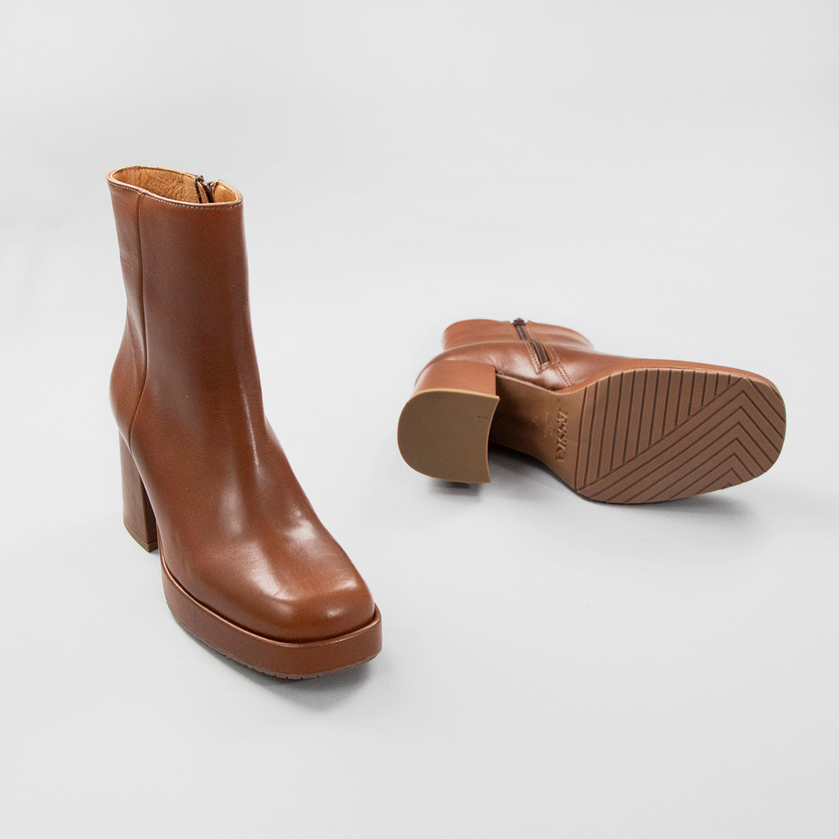 Sassy Tan Mid Boot by Esska