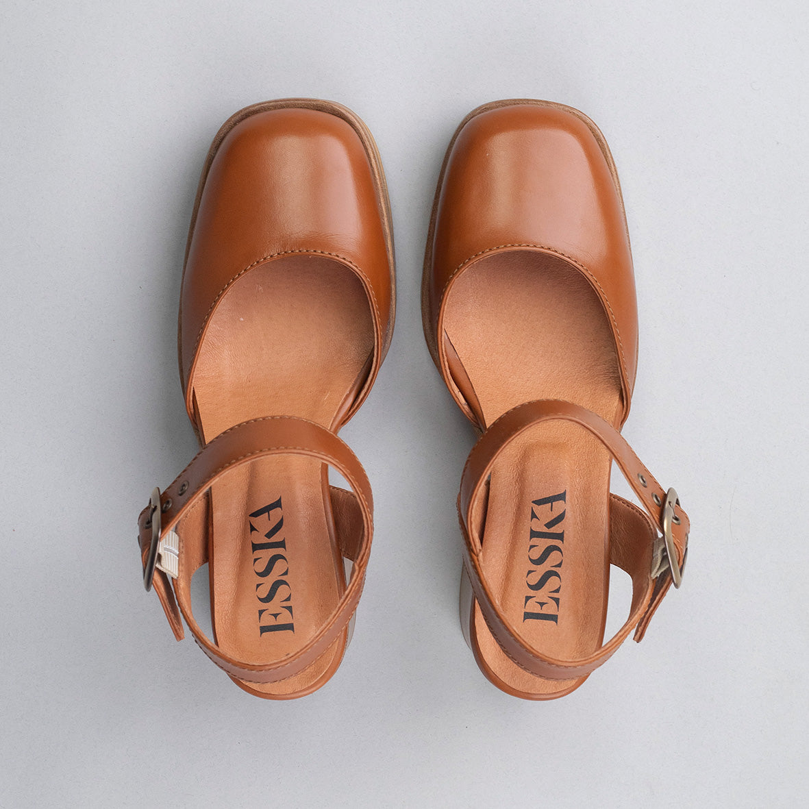 Selena Tan Mid High Shoe by Esska