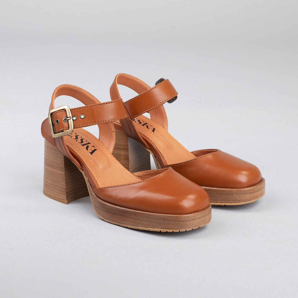 Selena Tan Mid High Shoe by Esska