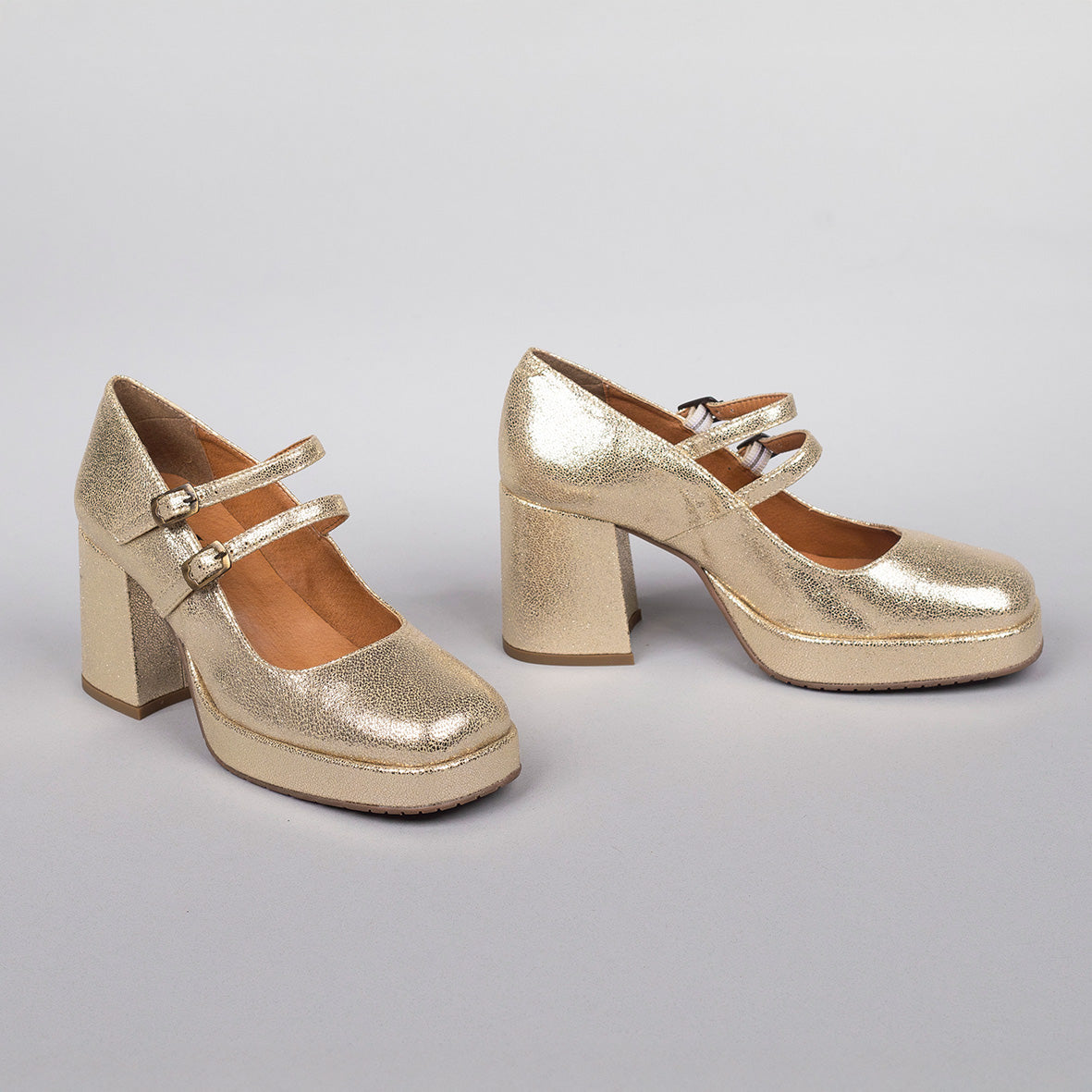 Sienna Vegan Platinum Mid High Shoe by Esska