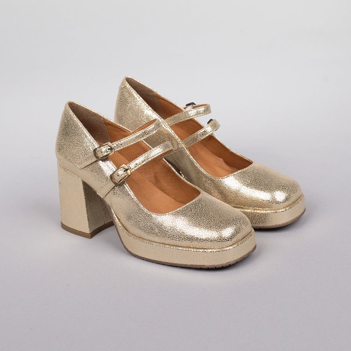Sienna Vegan Platinum Mid High Shoe by Esska