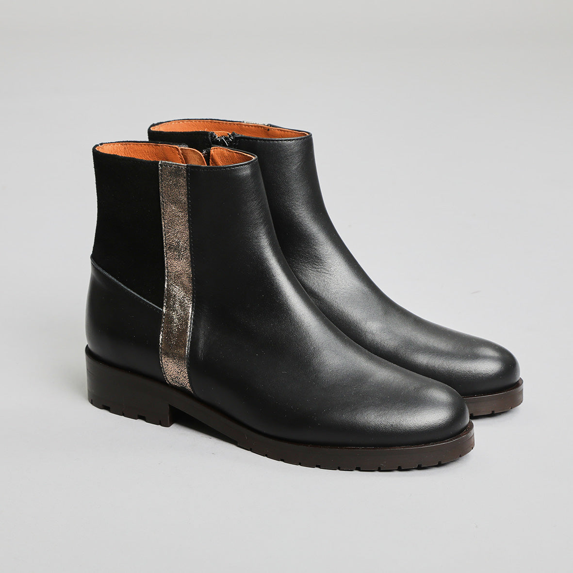 Tamara WIDE Black Flat Boot by Esska Shoes Ltd