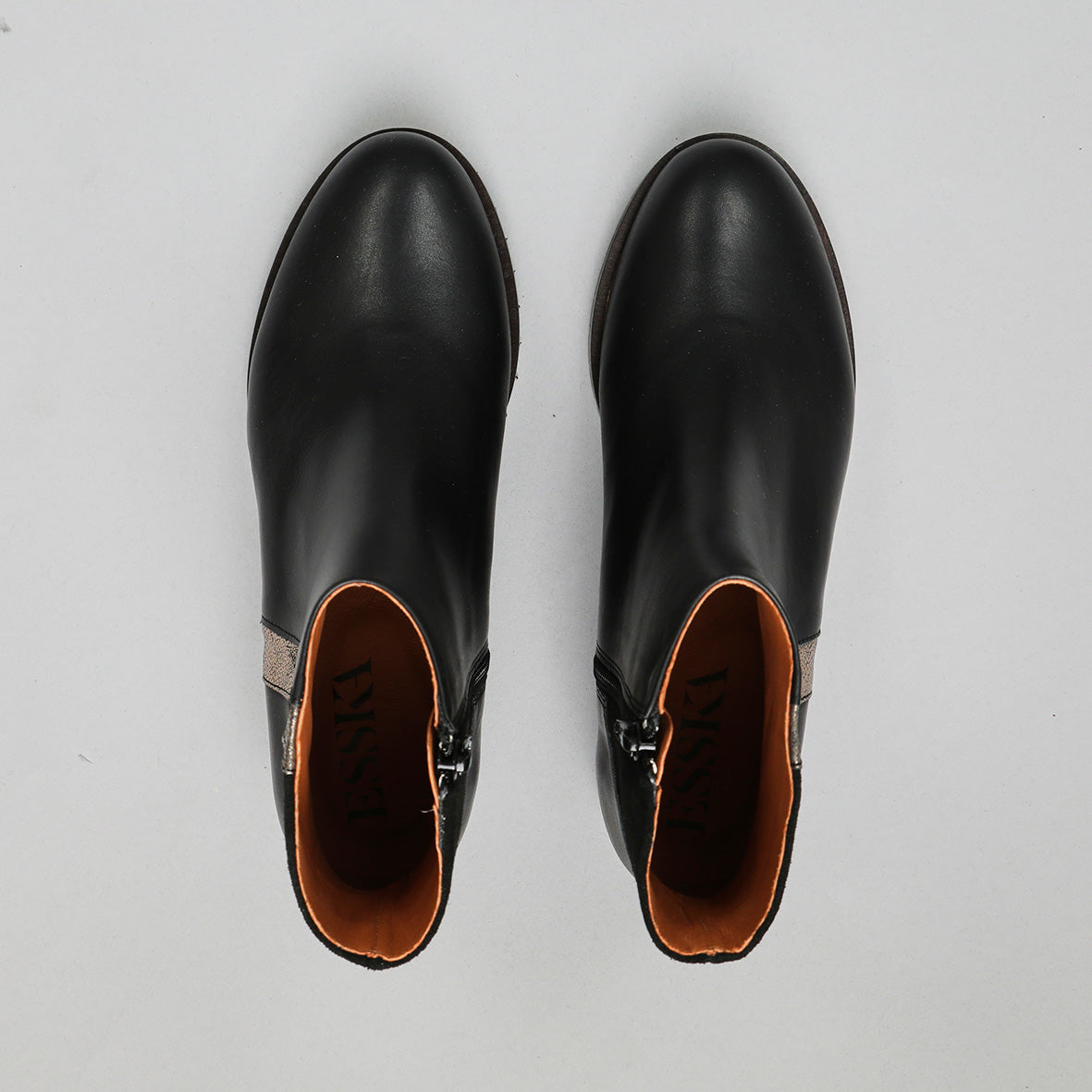 Tamara WIDE Black Flat Boot by Esska Shoes Ltd