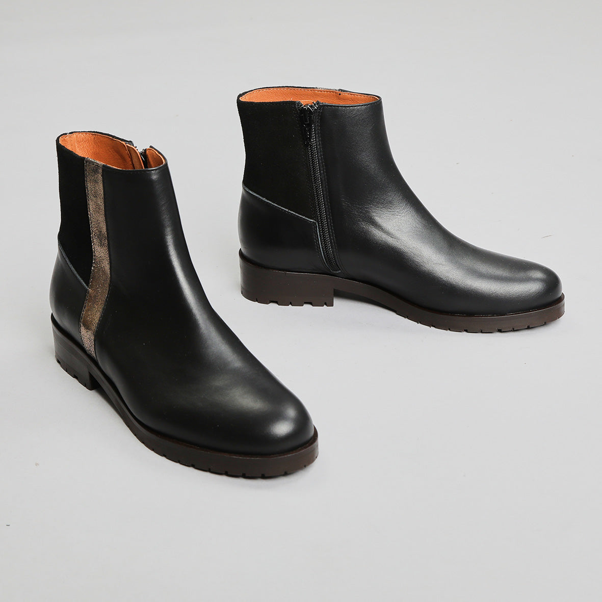 Tamara WIDE Black Flat Boot by Esska Shoes Ltd