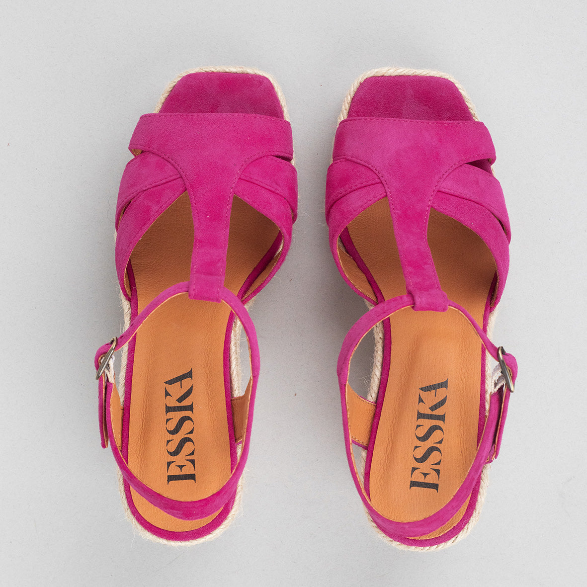 Tanya Fuchsia High Sandal by Esska