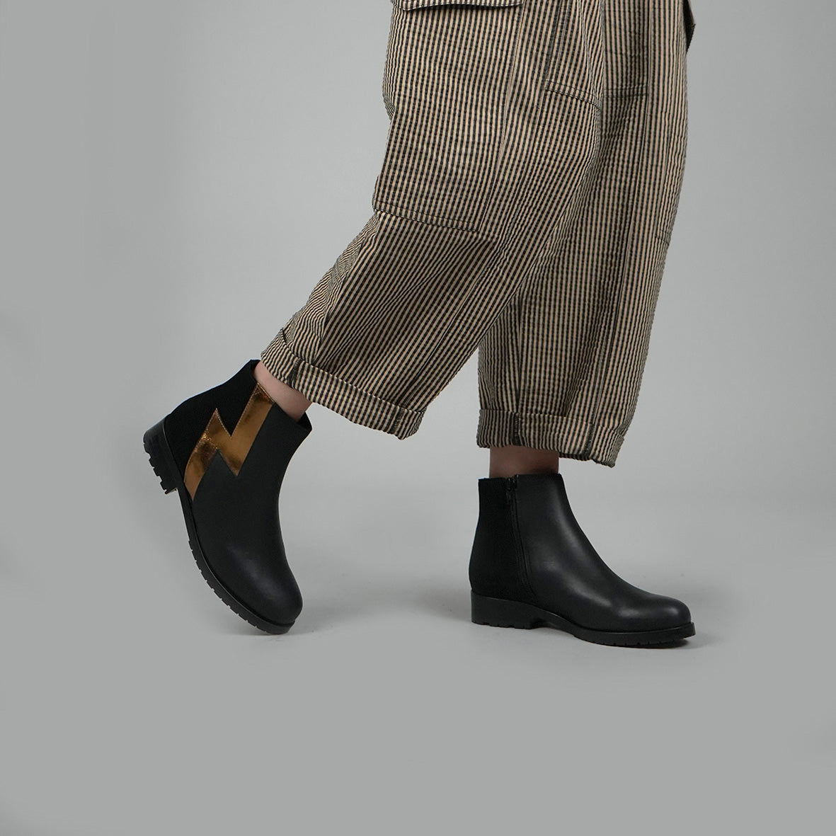 Tatiana Black Flat Boot by Esska