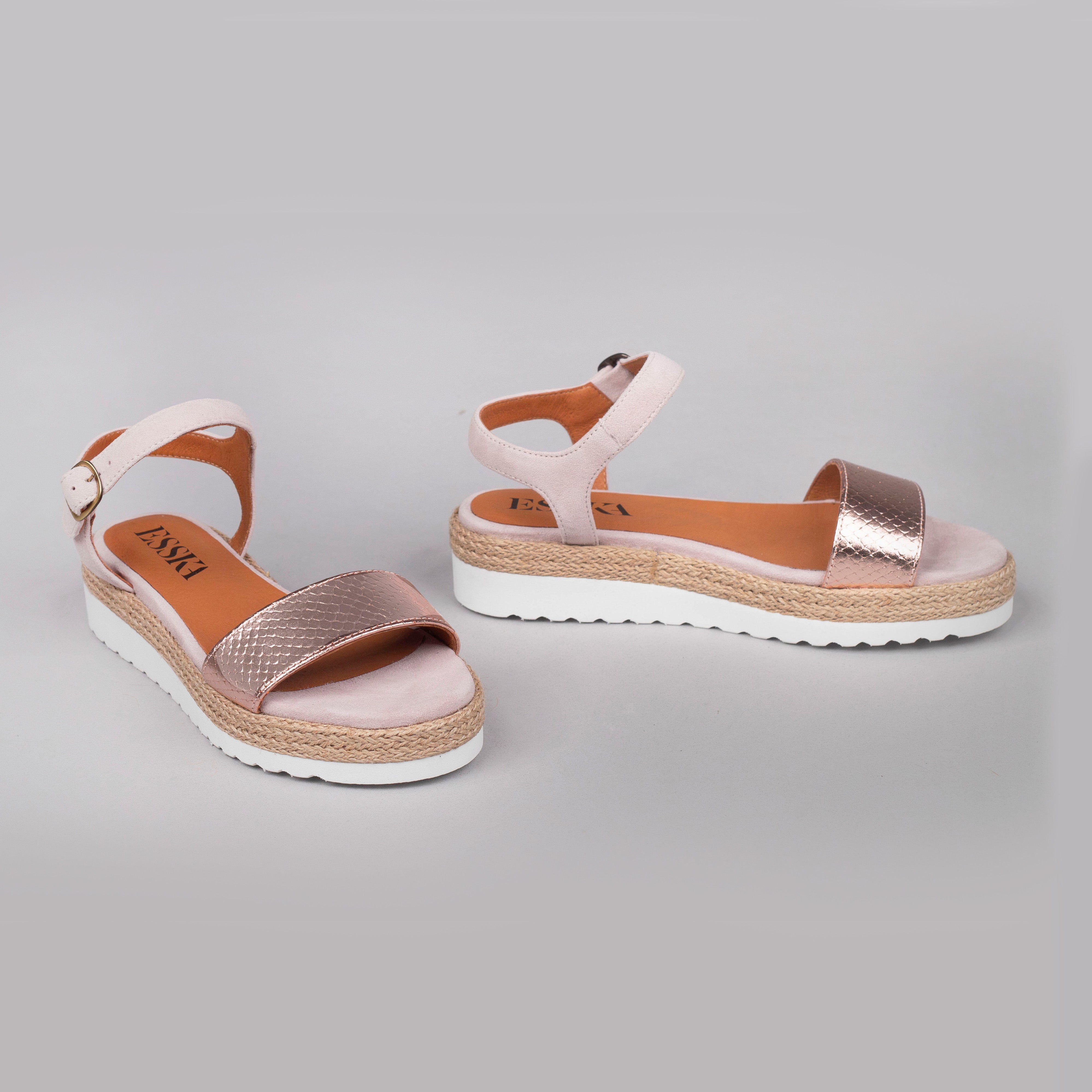 Uma Metallic Dusty Pink