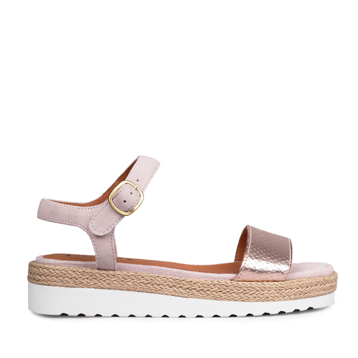 Uma Metallic Dusty Pink