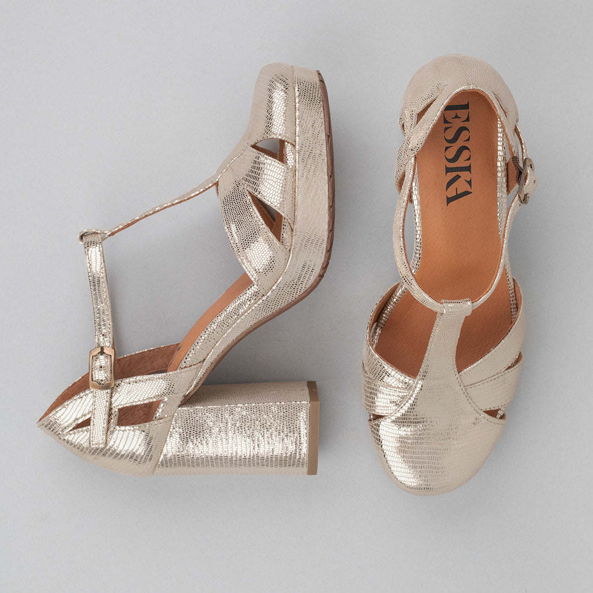 Venice Platinum High Shoe by Esska