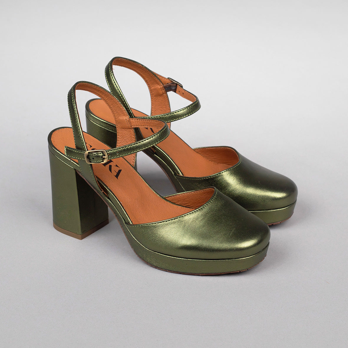 Vicky Metallic Green