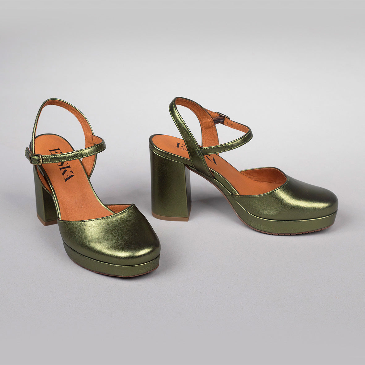 Vicky Metallic Green
