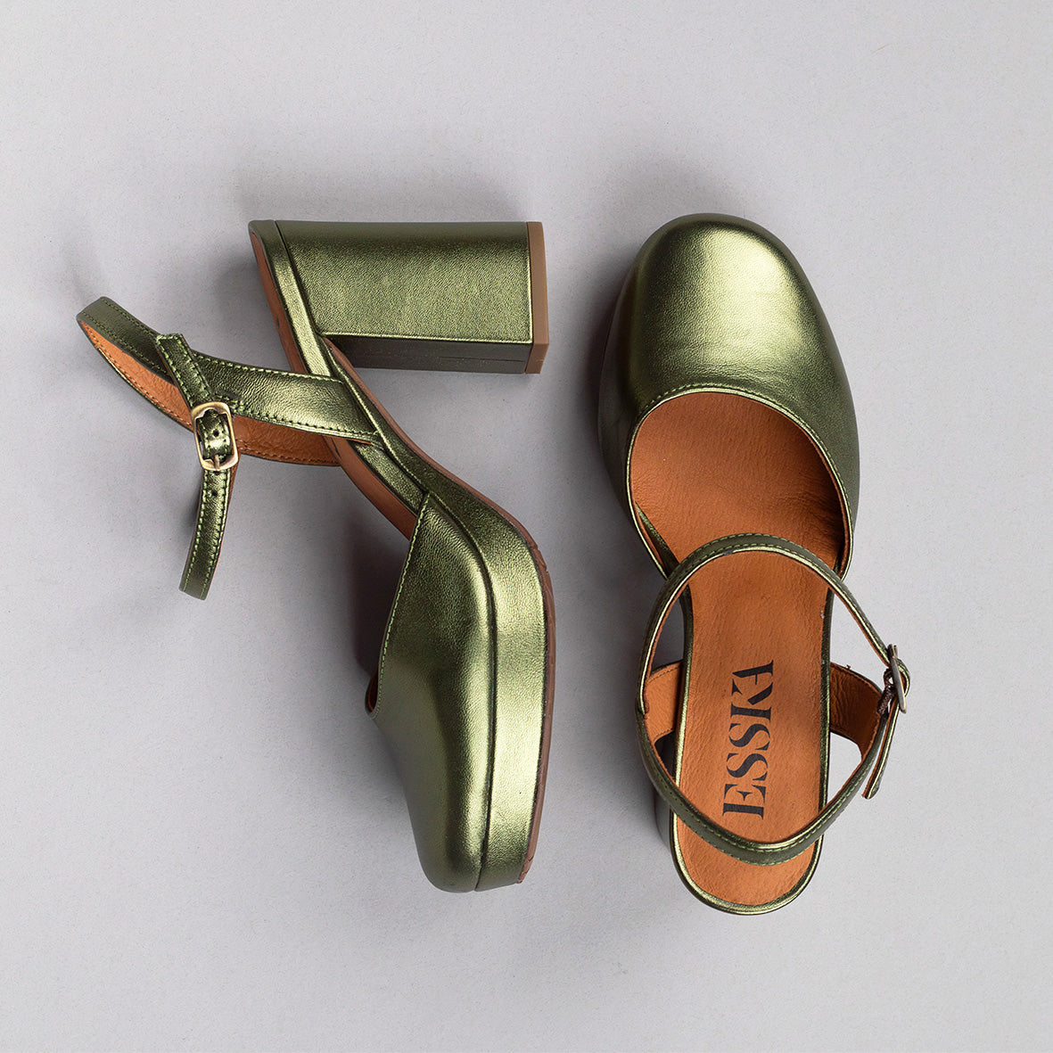 Vicky Metallic Green