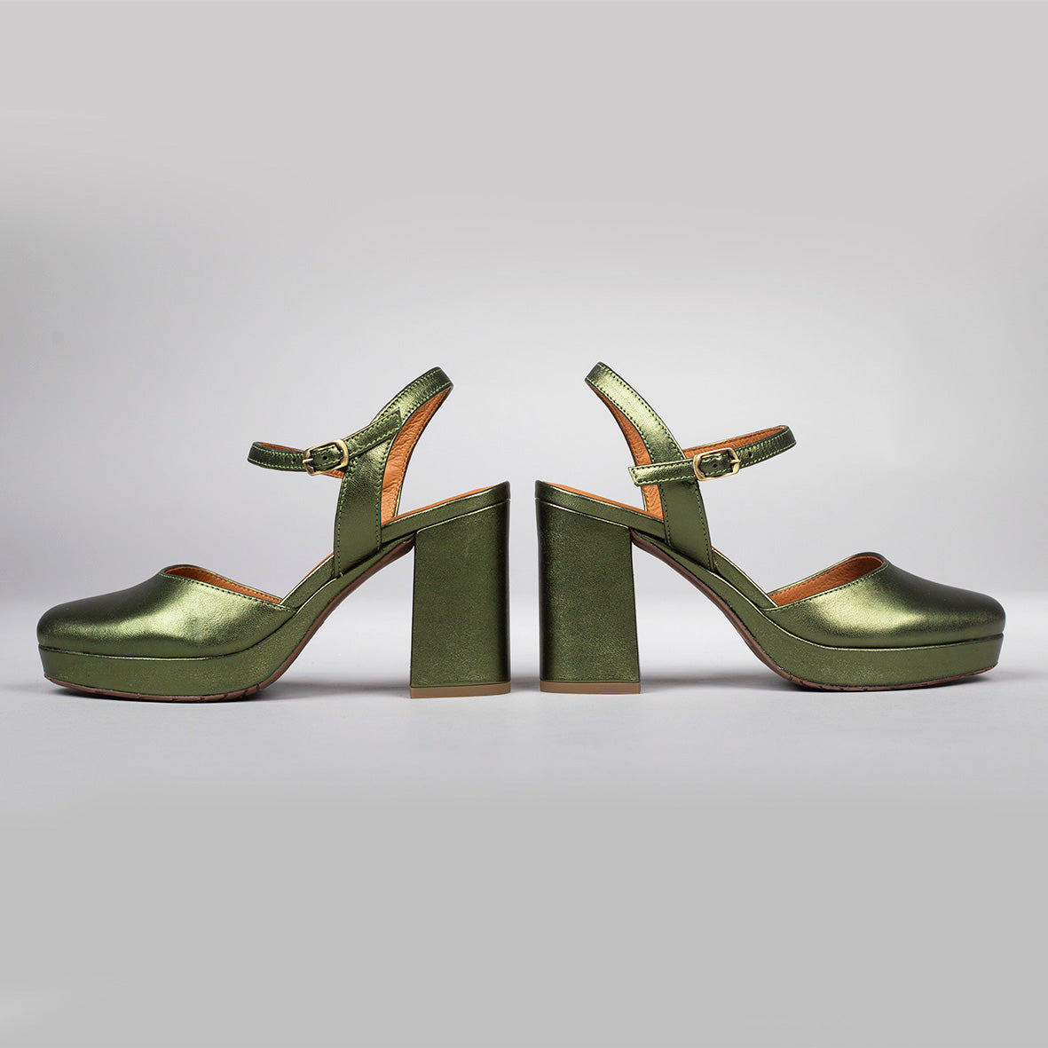 Vicky Metallic Green