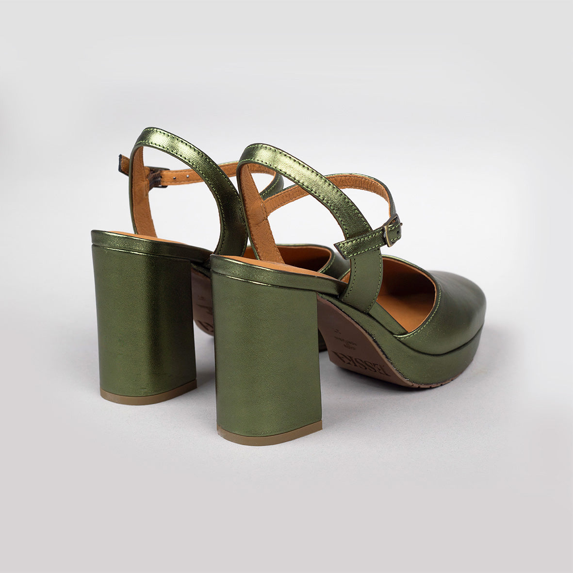 Vicky Metallic Green