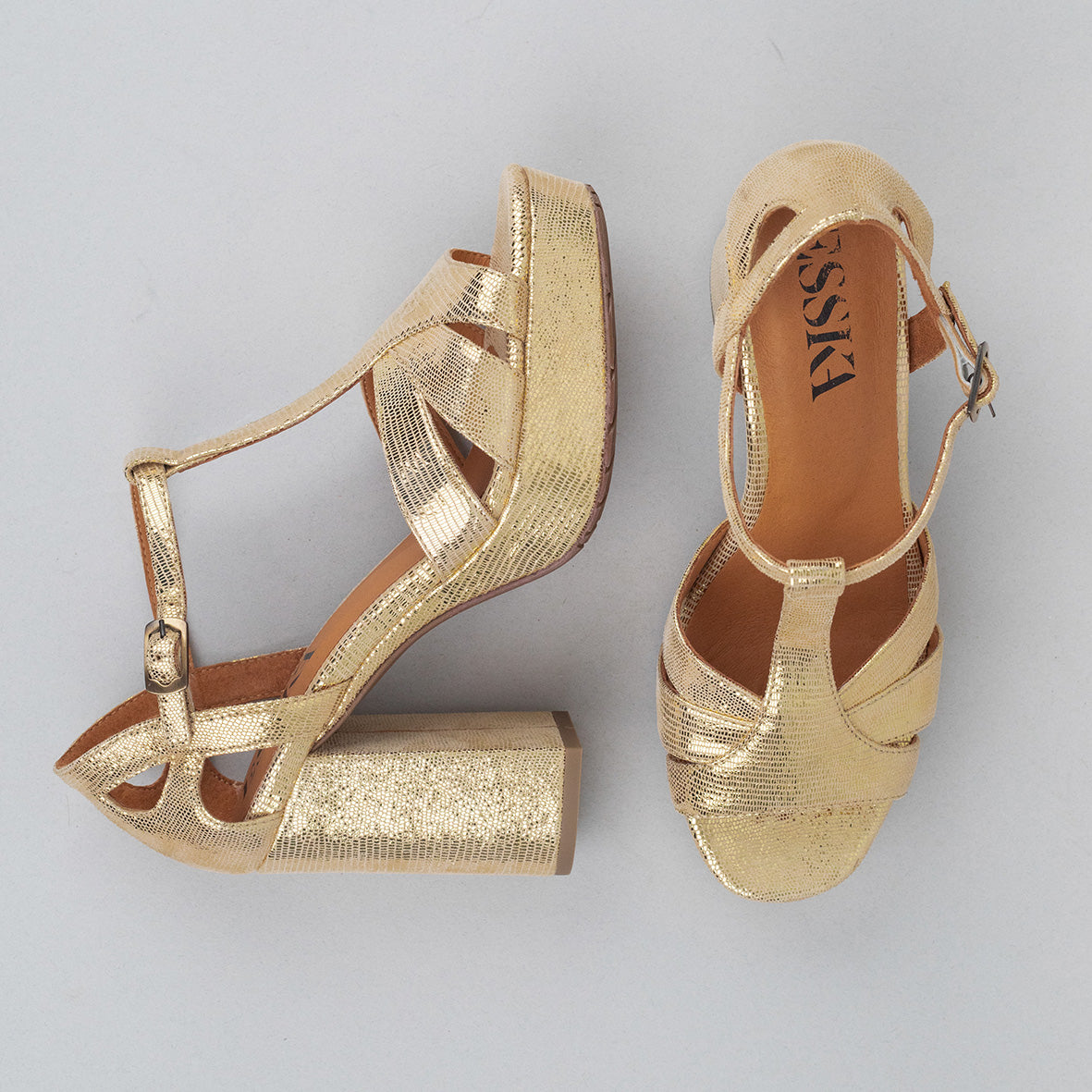 Victoria Gold SP High Sandal by Esska