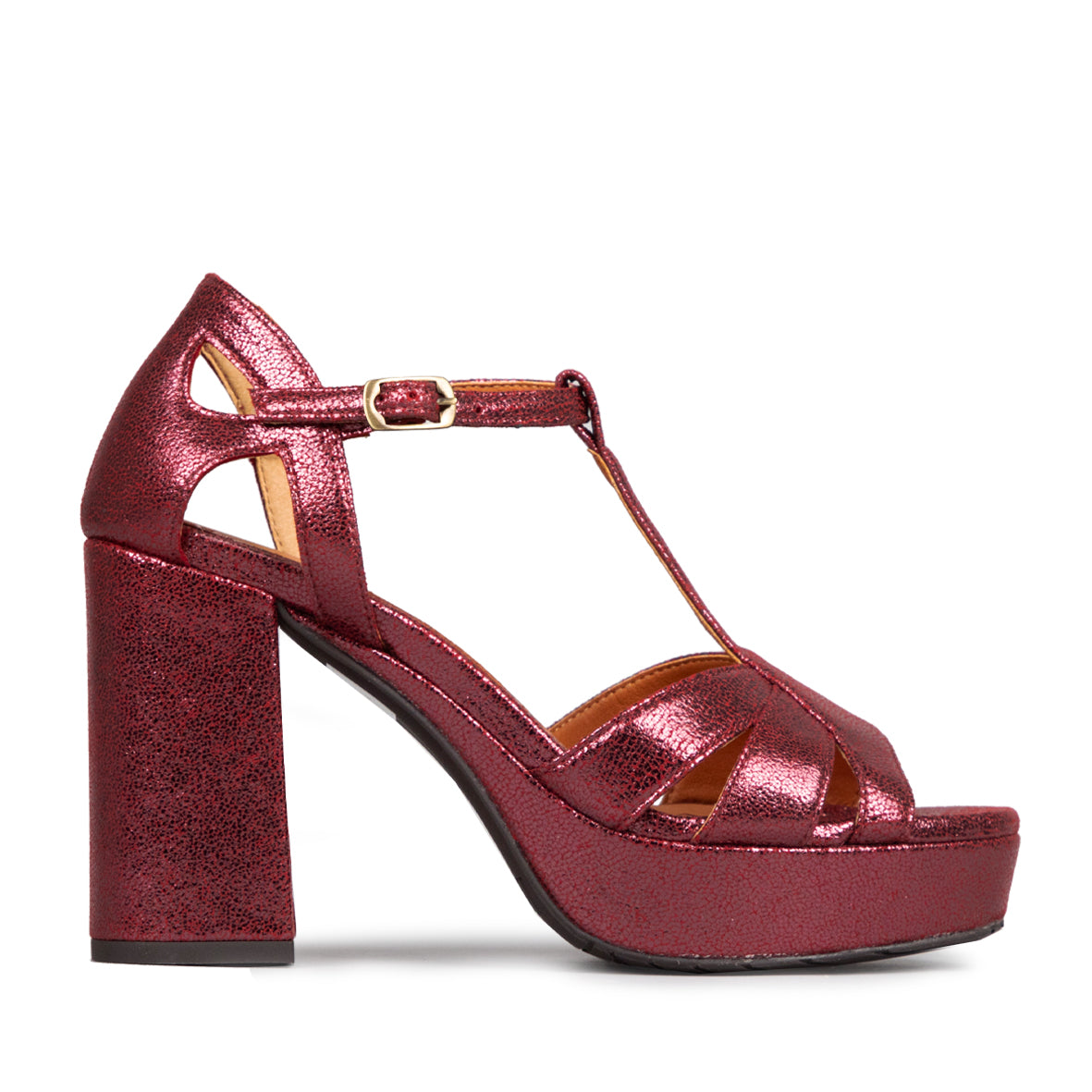 Victoria Vegan Wine High Sandal by Esska