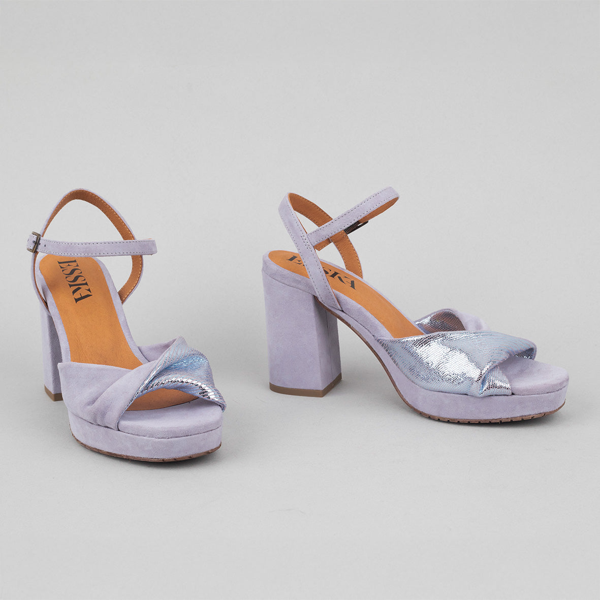 Vivi Lavender High Sandal by Esska