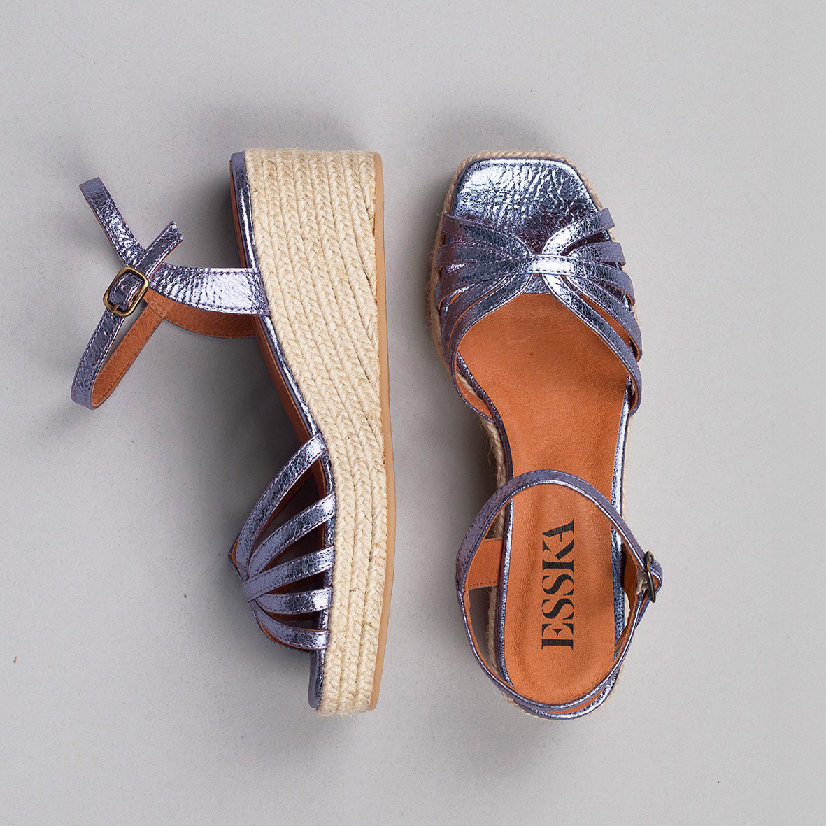 Wafa Metallic Indigo
