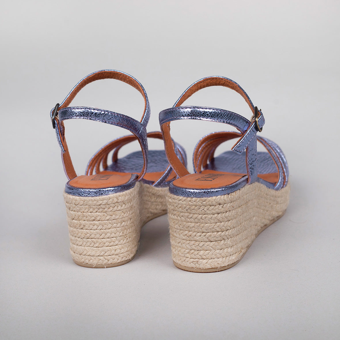 Wafa Metallic Indigo