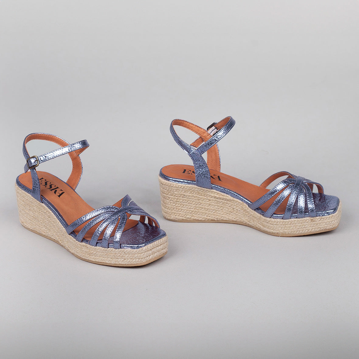 Wafa Metallic Indigo