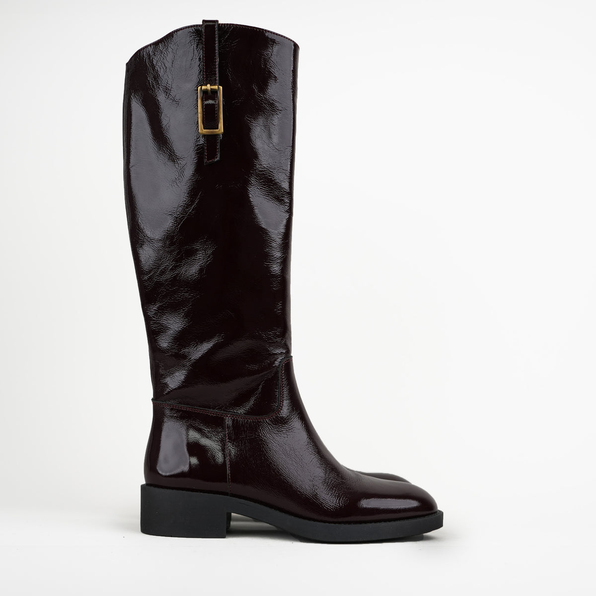 Sample - Wynter Patent Burgundy - Size 37 (UK4)