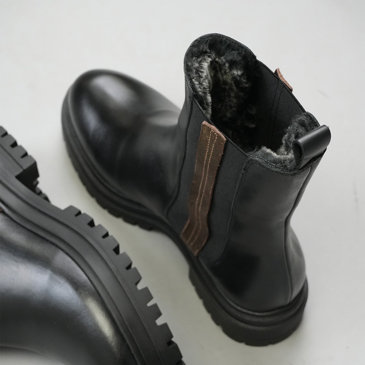 Yaline Black Flat Boot by Esska