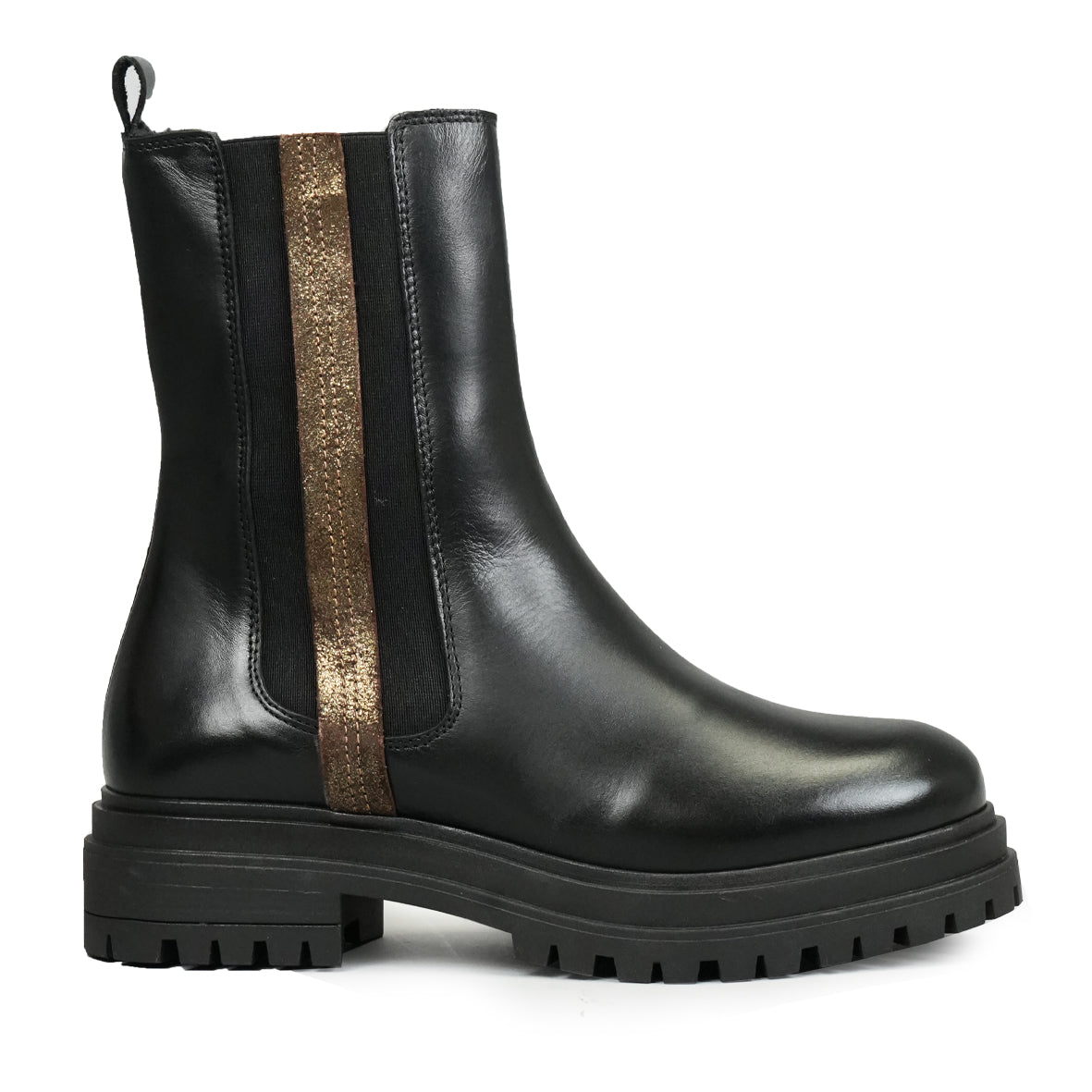 Yaline Black Flat Boot by Esska