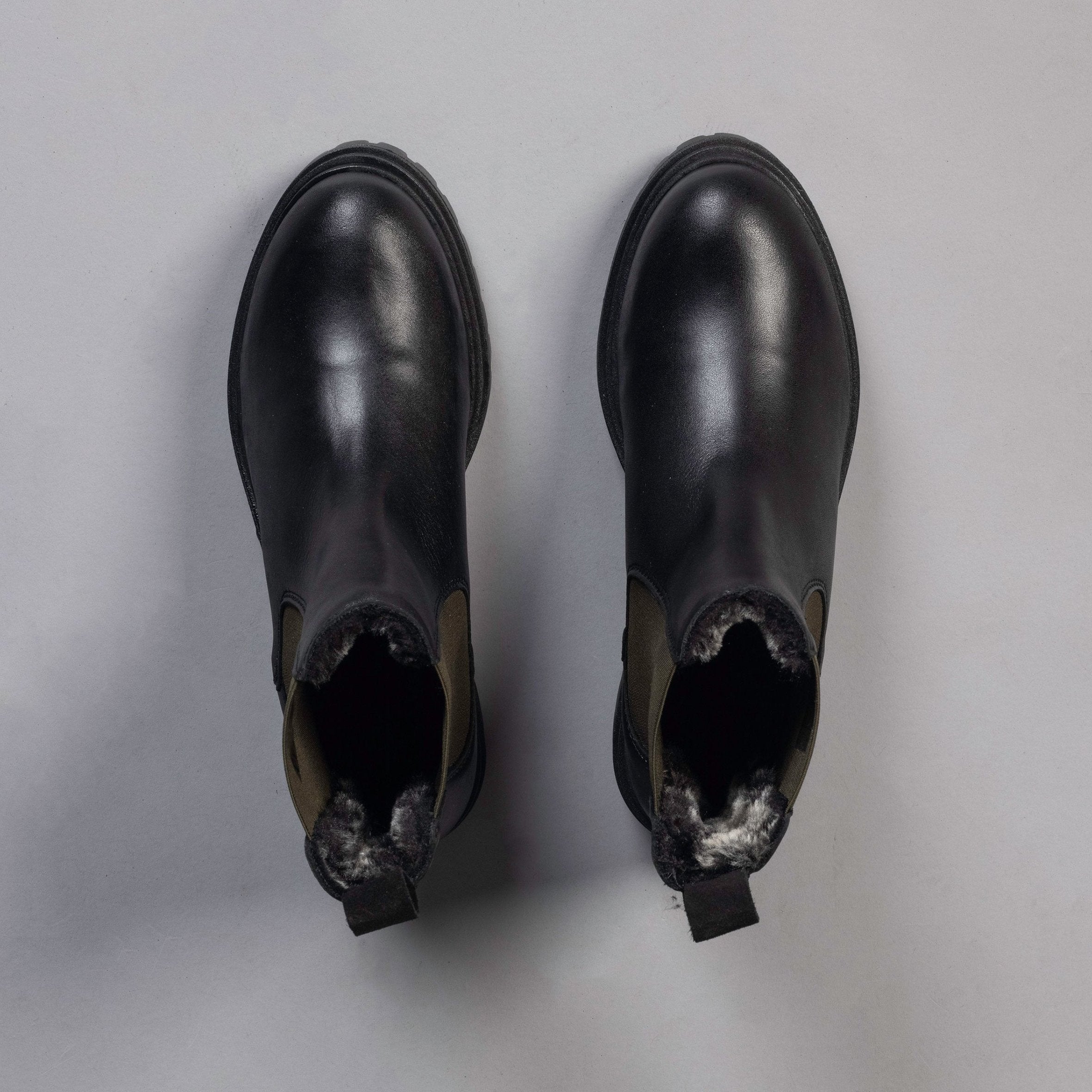 Yolla Black Flat Boot by Esska