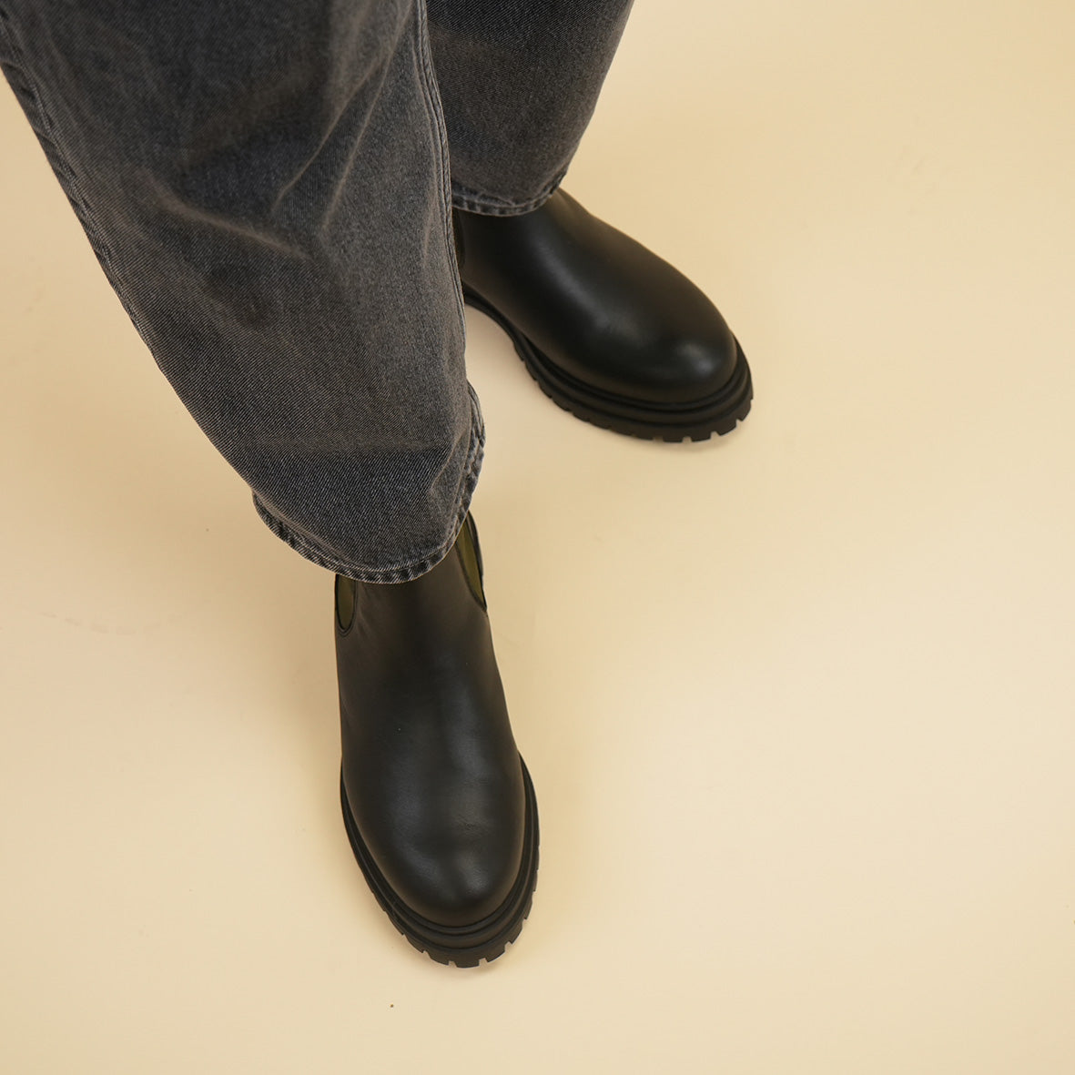 Yolla Black Flat Boot by Esska
