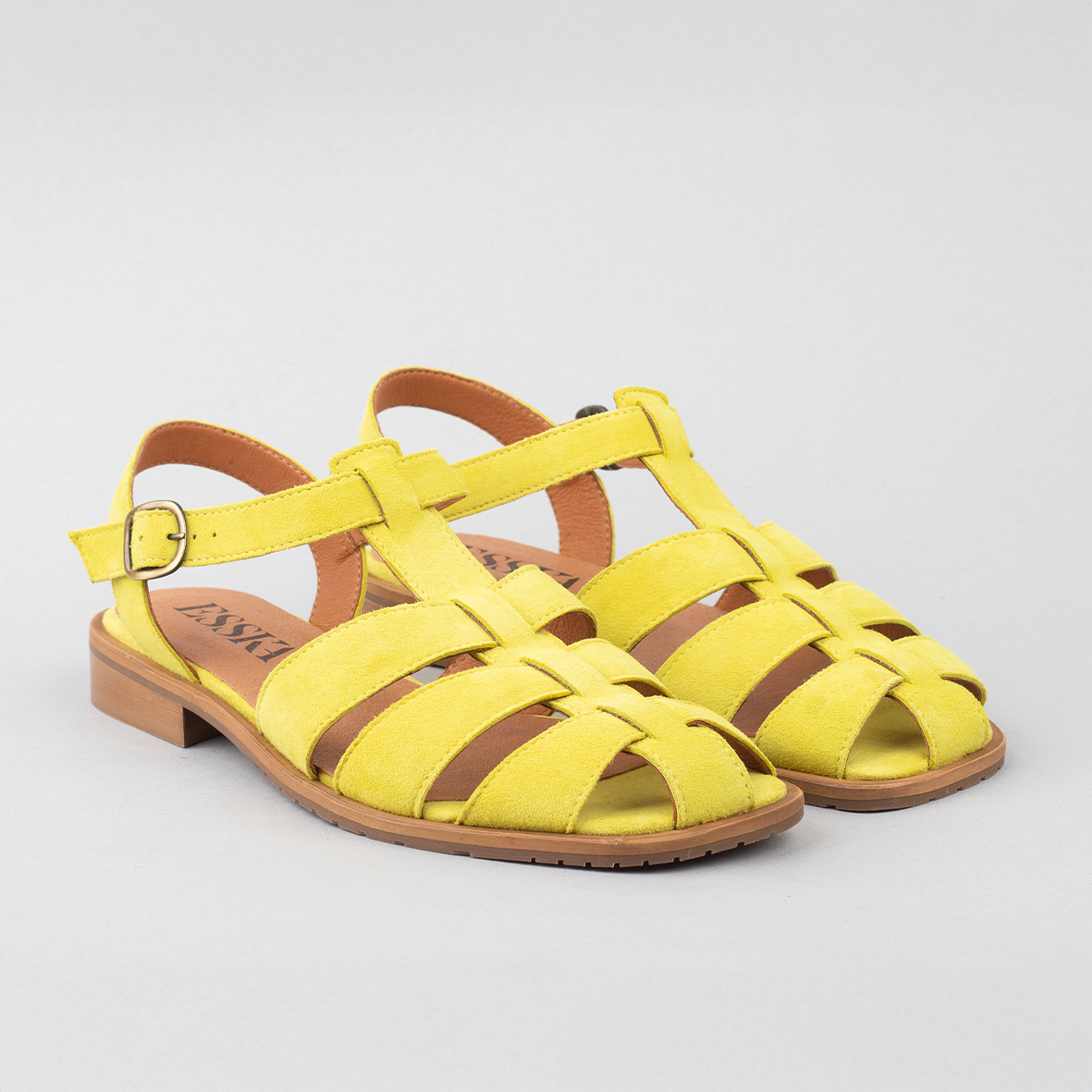 Zak Lemon Flat Sandal by Esska