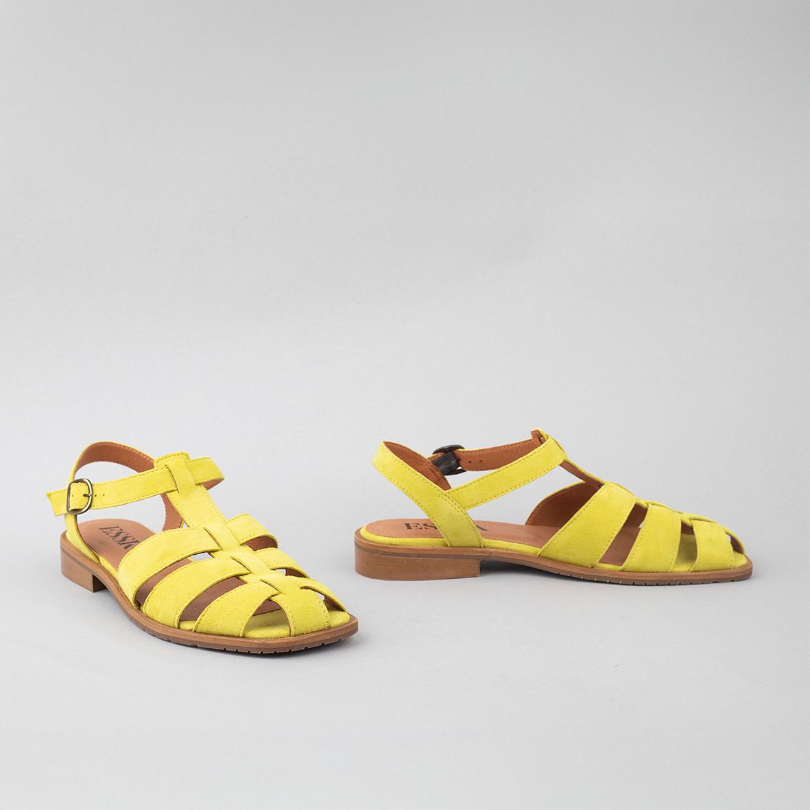 Zak Lemon Flat Sandal by Esska