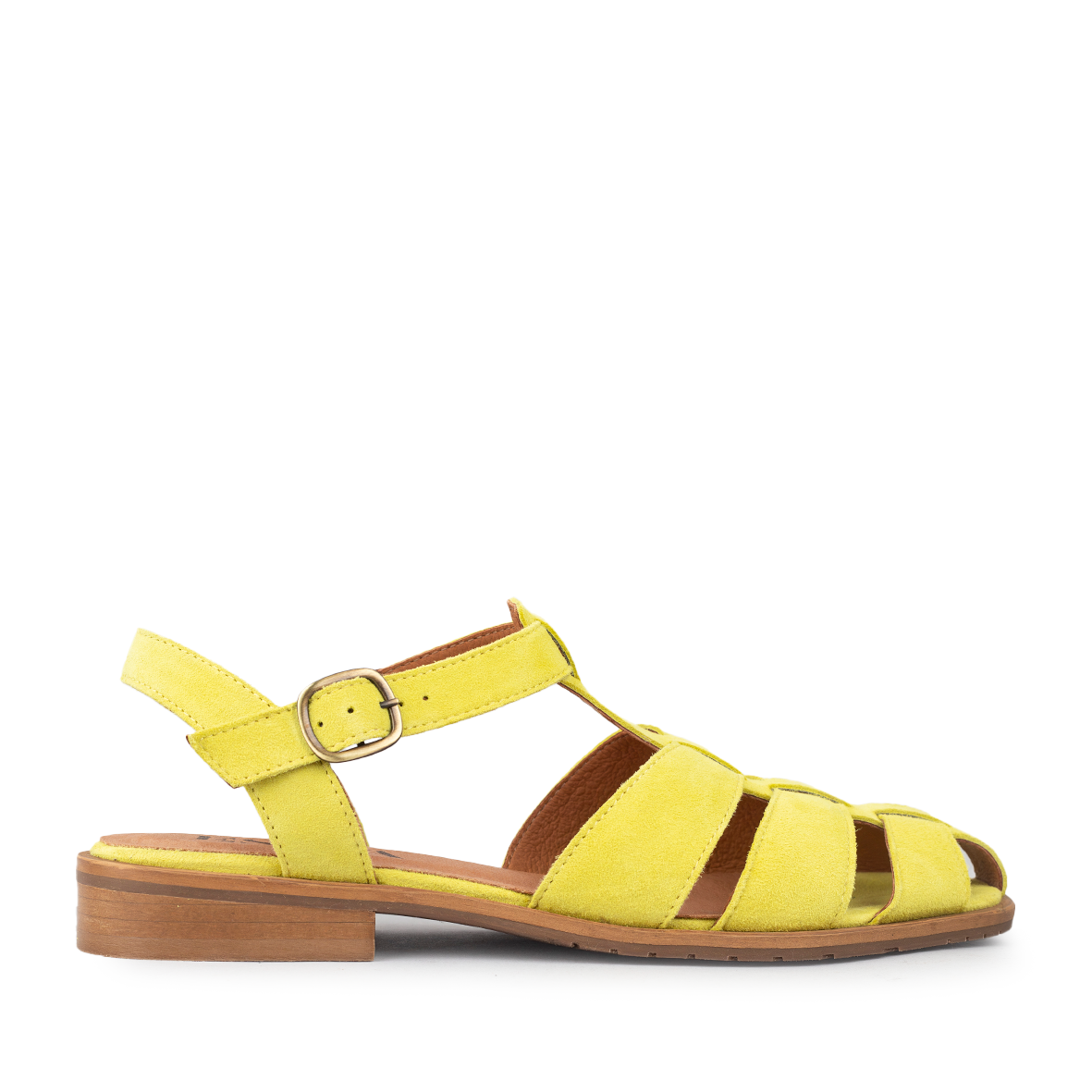 Zak Lemon Flat Sandal by Esska