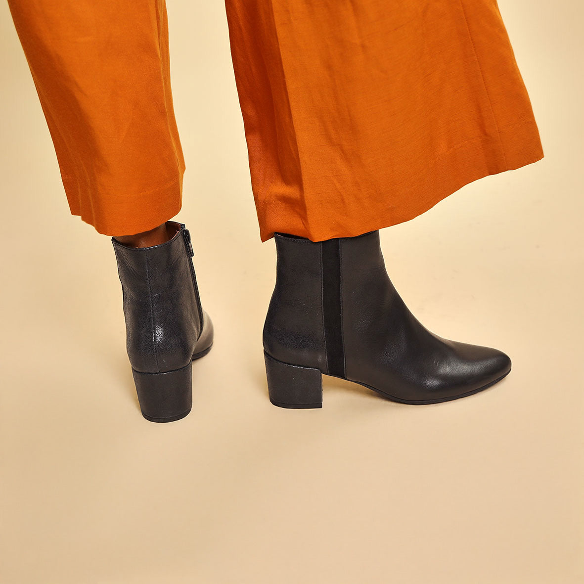 Kitty Black Low Boot by Esska Shoes Ltd