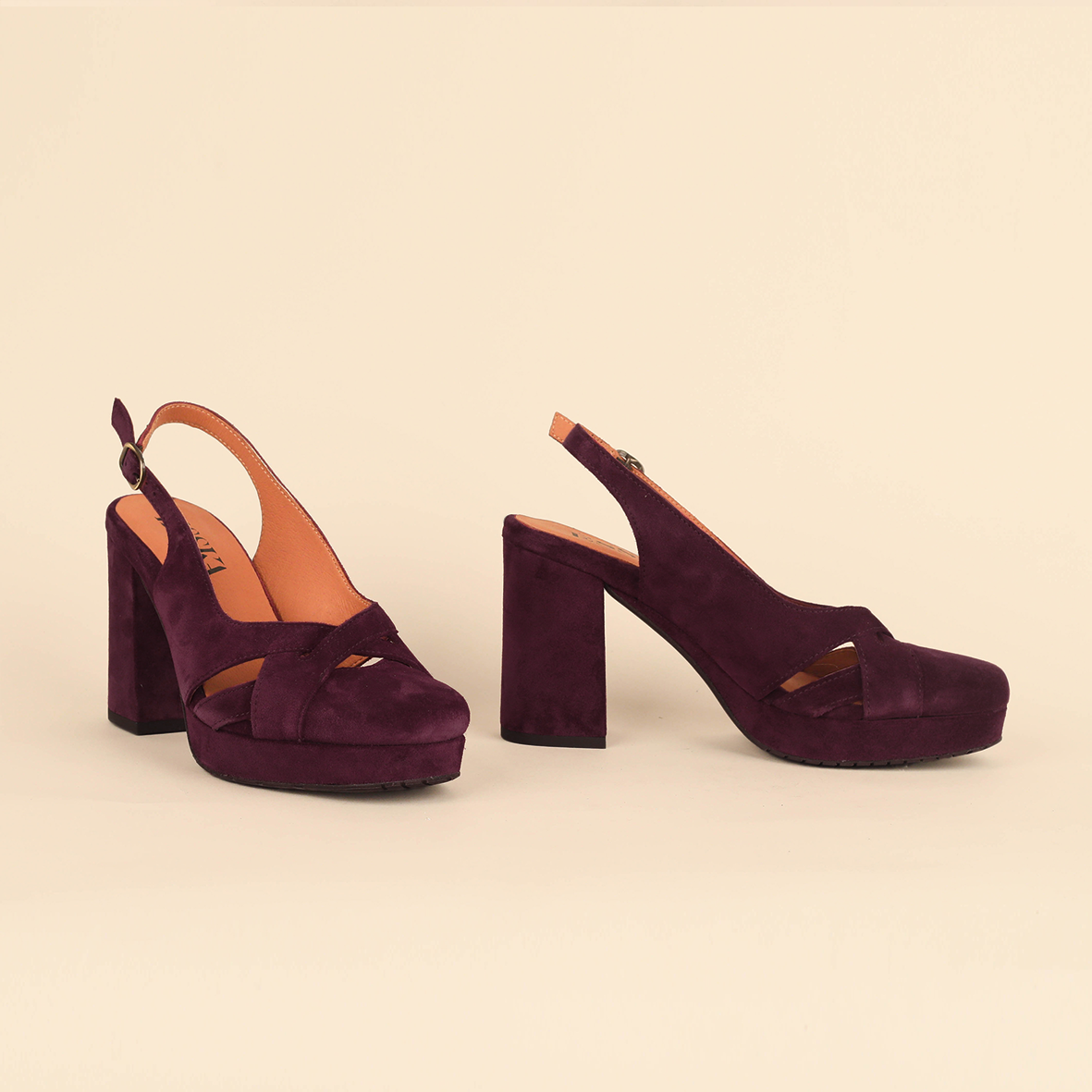 Vivian Plum High Shoe by Esska