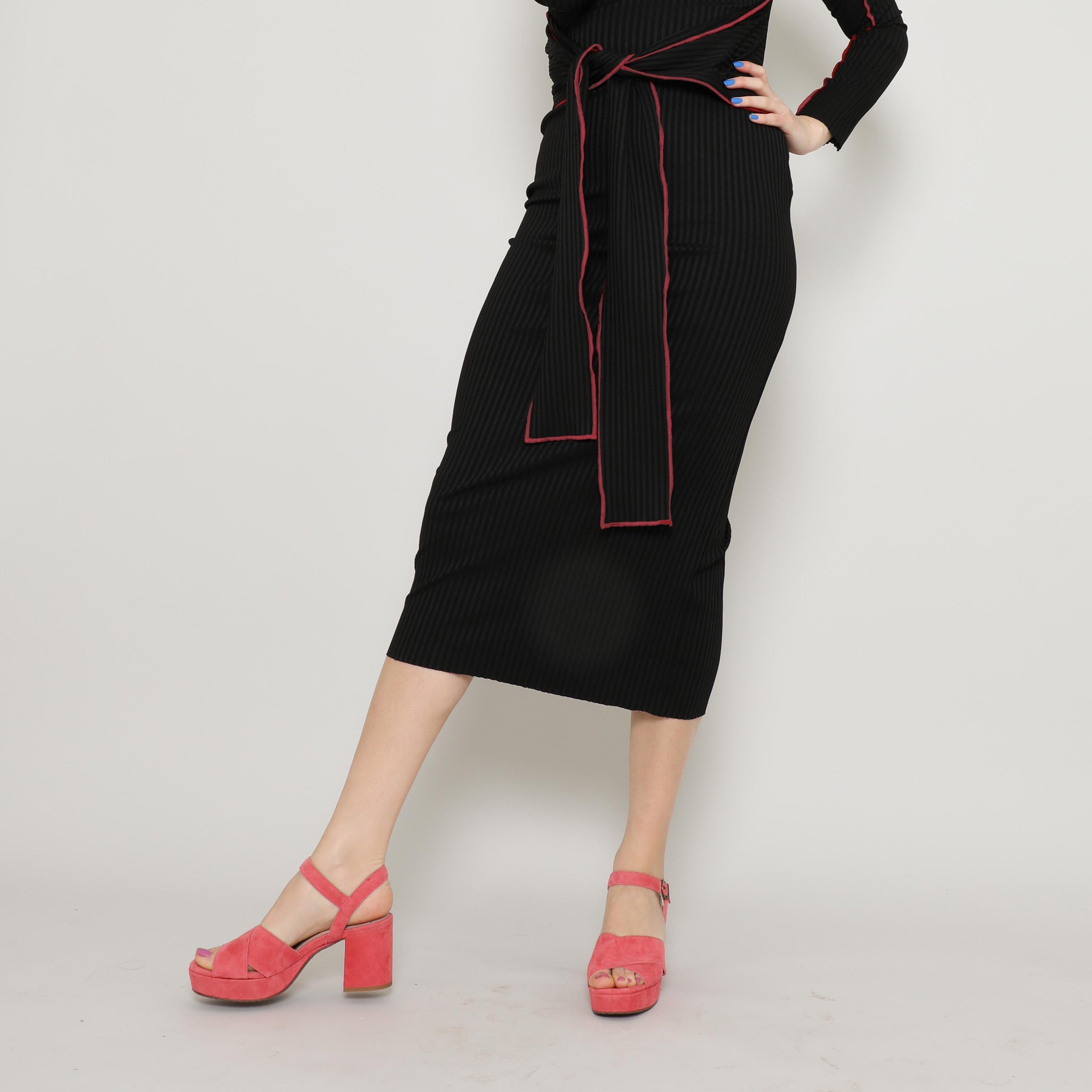 Clara Coral Mid Sandal by Esska