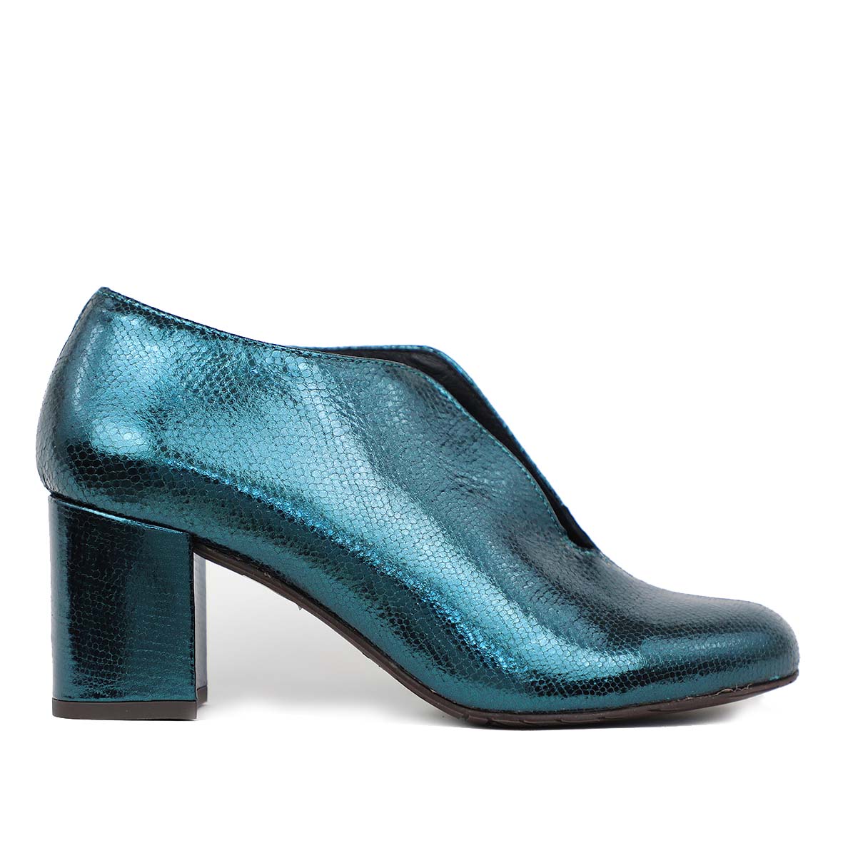 Teal best sale booties heels