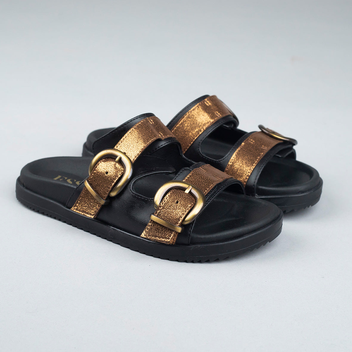Amelie Vegan Black + Bronze