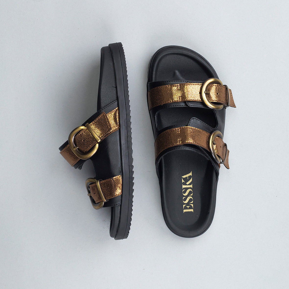 Amelie Vegan Black + Bronze
