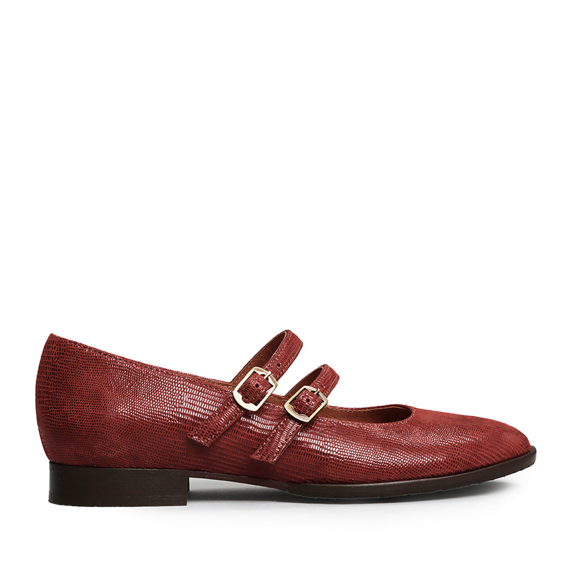 Anya WIDE Brick Flat Shoe by Esska Shoes Ltd