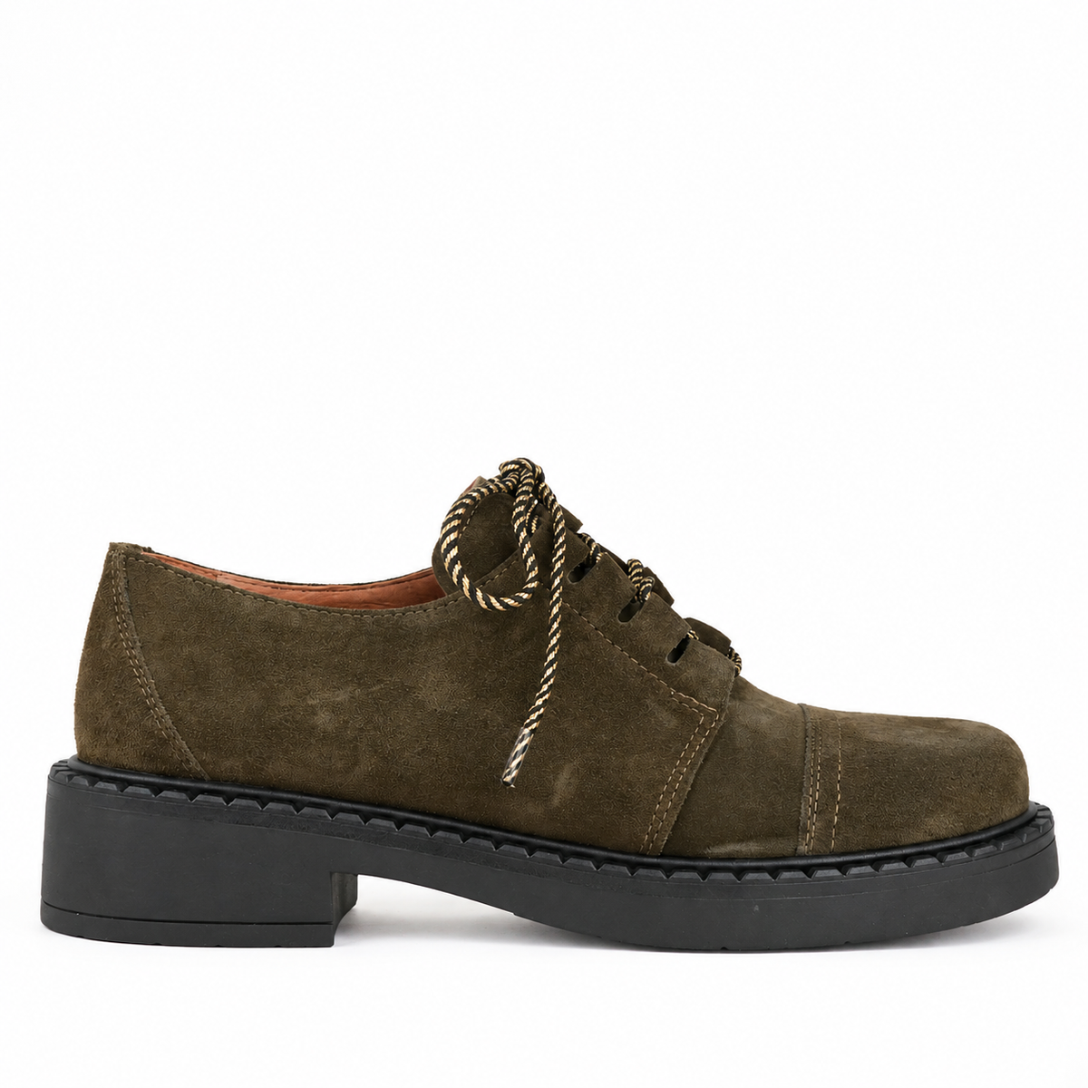 Baron Khaki Flat Shoe by Esska
