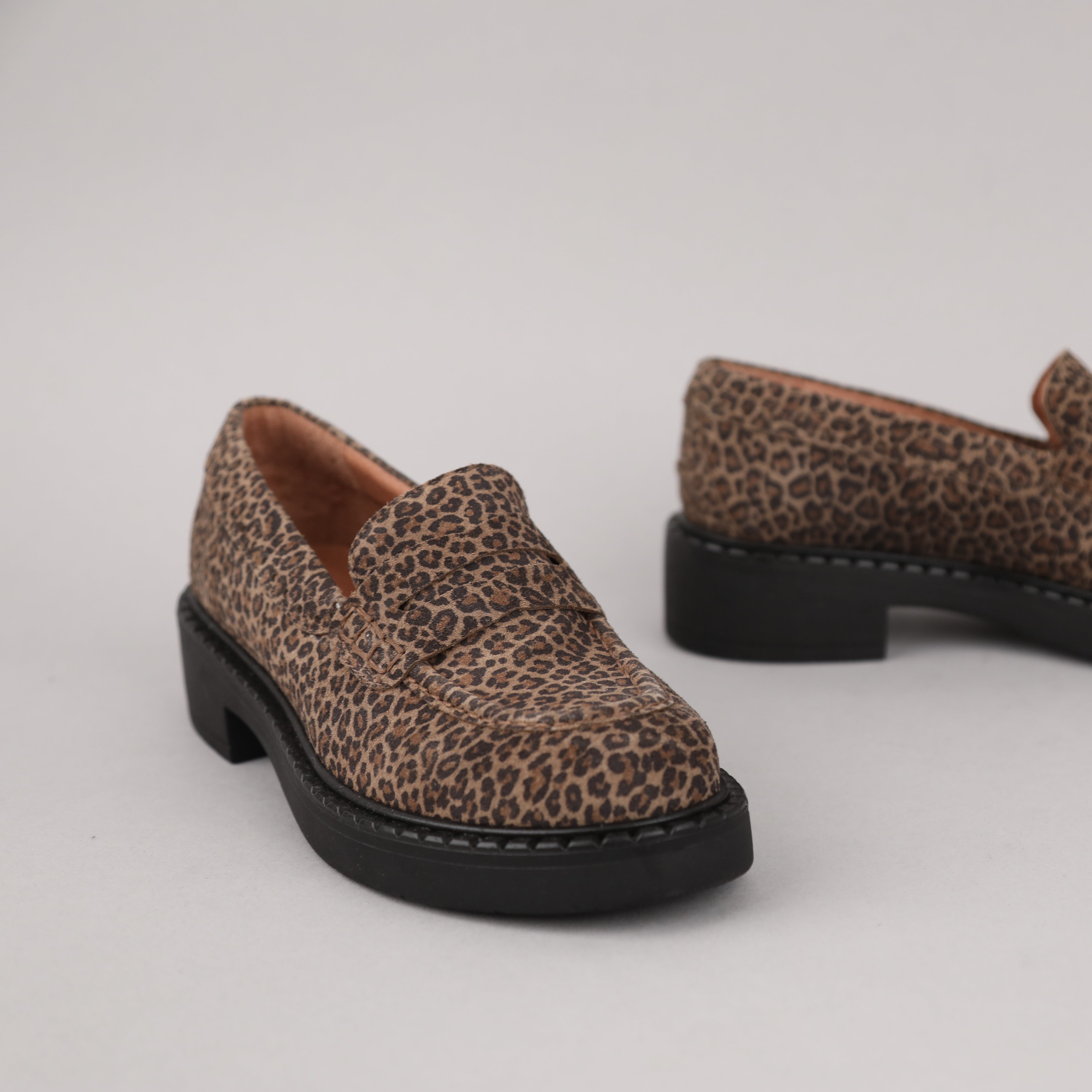 Ben Leopard Baby Flat Shoe by Esska Shoes Ltd