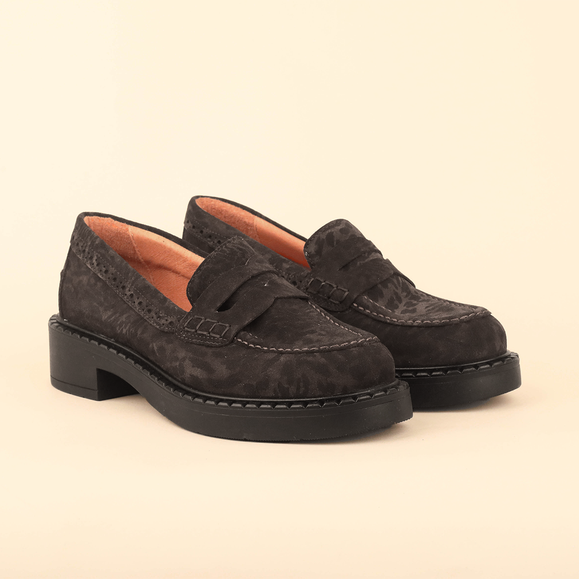 Ben Dark Brown Leopard