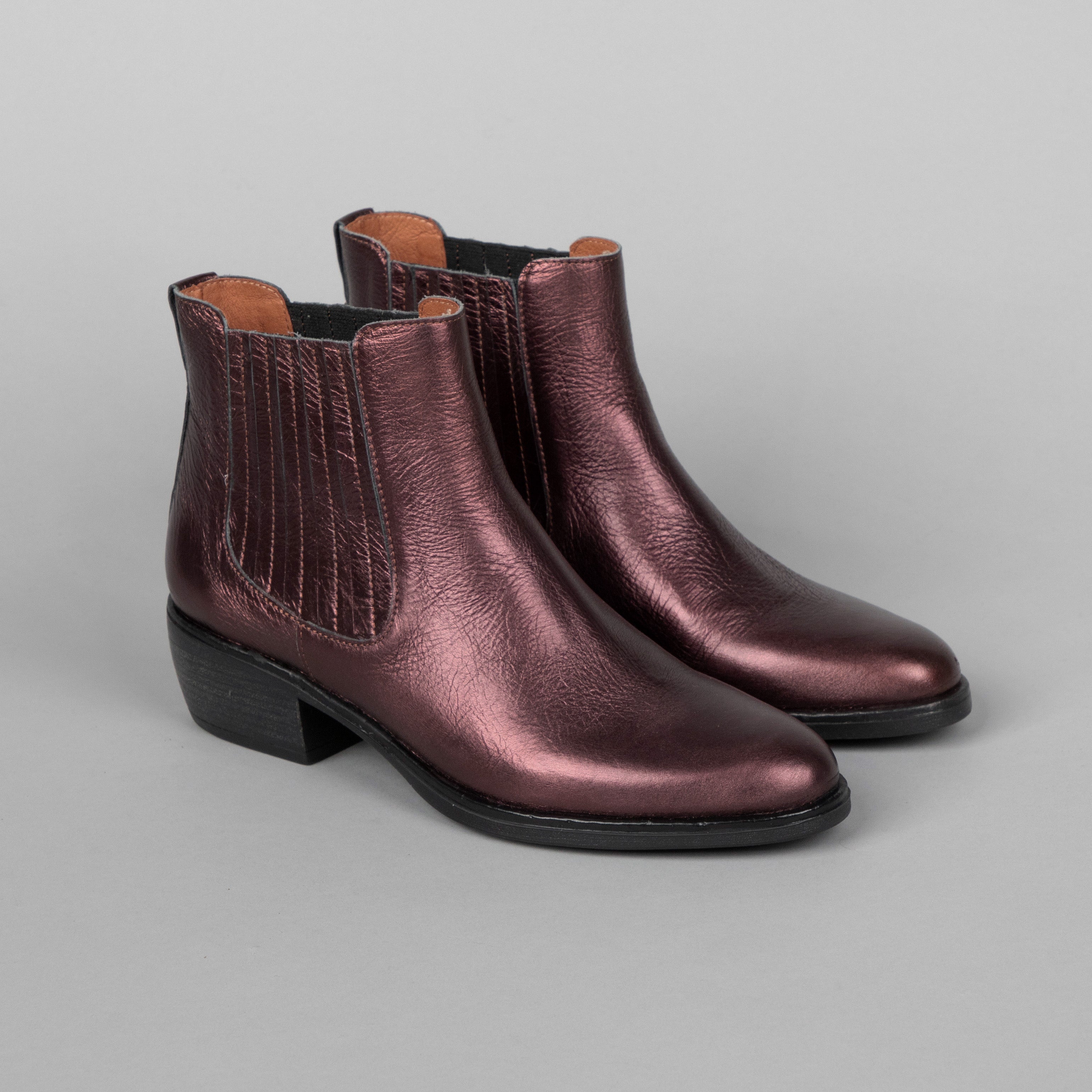 Plum chelsea boots hotsell